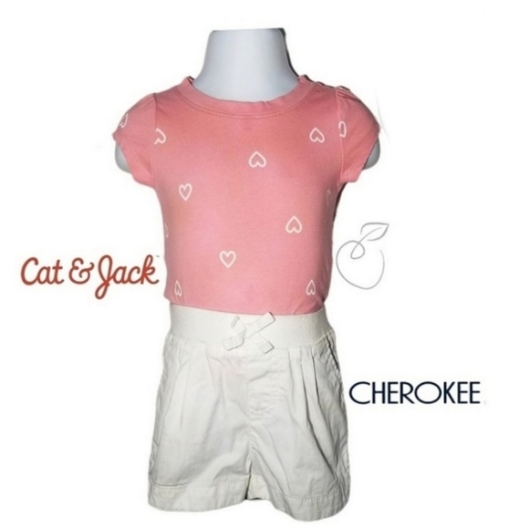 INFANT GIRL'S HI-LO SHORT SET 12 MOS - Picture 14 of 14